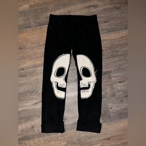MNML skull jeans